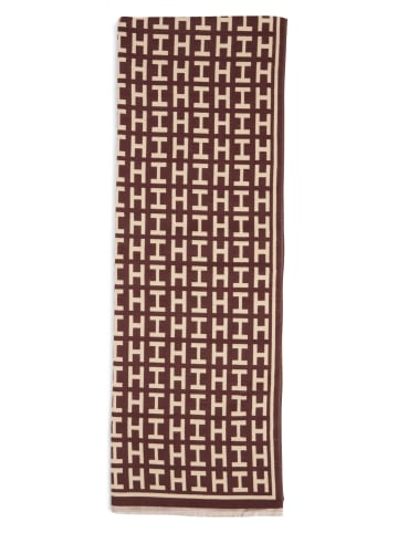 Marie Lund Schal in schoko beige - 0002