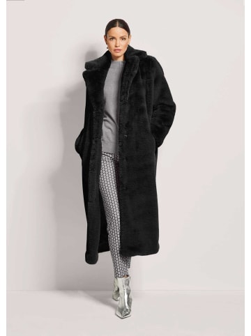 MADELEINE Langer Faux-Fur-Mantel für Damen in schwarz
