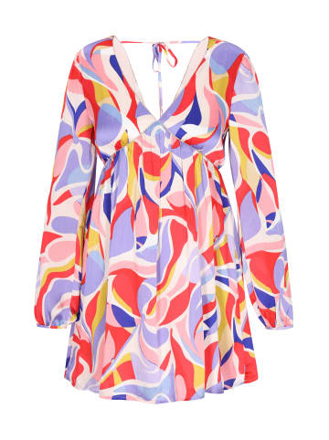 IZIA Dress in red multicolor