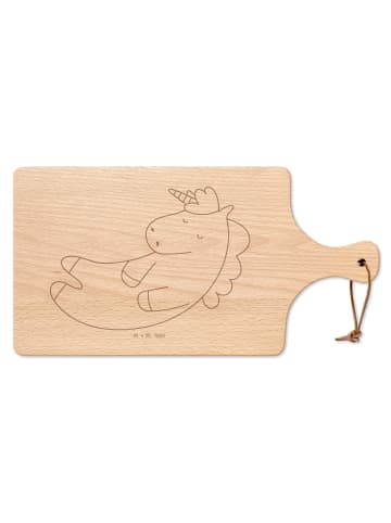 Mr. & Mrs. Panda Frühstücksbrettchen Einhorn Wolke 7 ohne Spruch in Transparent