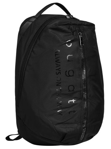 Bugatti Rucksack LETTER'S Kunstfaser in schwarz