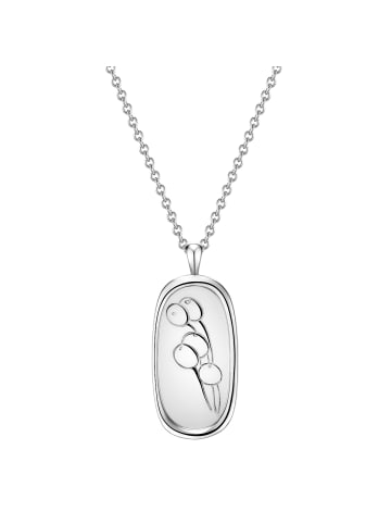 Glanzstücke München Halskette Blume Sterling Silber in silber