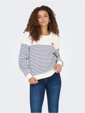 ONLY Sweatshirt in Cloud Dancer 1