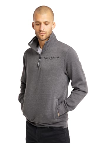 Bruno Banani Sweater PALMER in Anthrazit / Melange