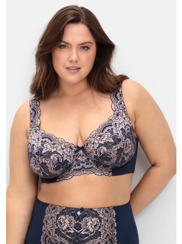 sheego Bügel-BH in marine-rosé