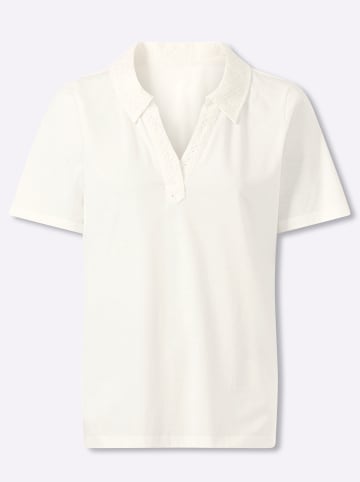Sieh an! Poloshirt in ecru