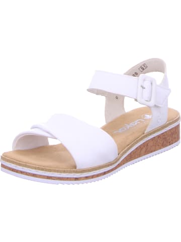 rieker Keilsandalette in weiß