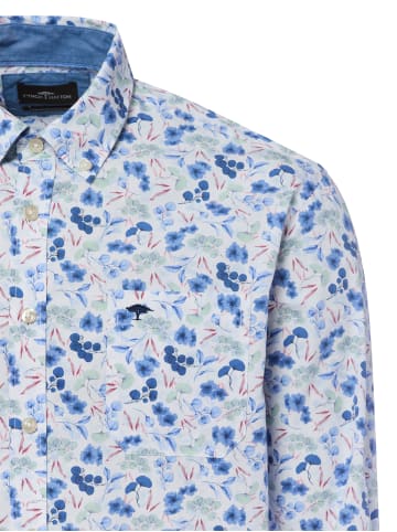 FYNCH-HATTON Hemd in weiß blau