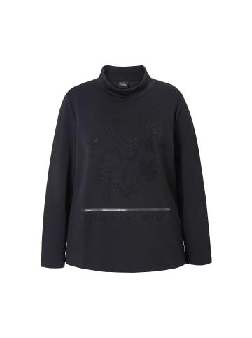 Ulla Popken Sweatshirt in schwarz