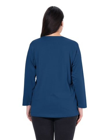 Ulla Popken Shirt in dunkelblau