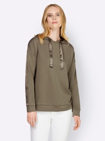 Heine Sweatshirt in khaki