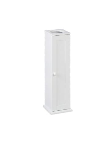 relaxdays Toilettenschrank in Weiß - (B)19,5 x (H)65 x (T)19,5 cm