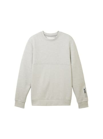 Tom Tailor Rundhalspullover für Herren in grau