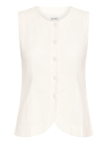 ICHI Kurzarmhemd IHLINNO Regular fit in Cloud Dancer