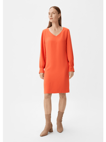 comma Kleid kurz in Orange