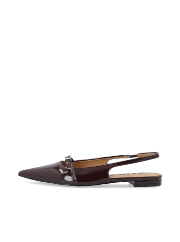 Bianco Slingbacks in BurgundyPatent1