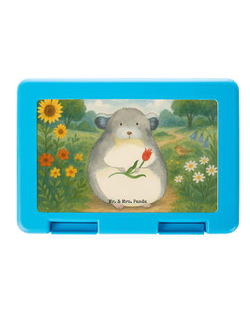 Mr. & Mrs. Panda Lunchbox Chinchilla Blume Design ohne Spruch in Weiß