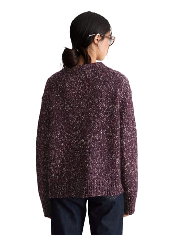 Marc O'Polo DENIM Tweed-Cardigan relaxed in Mahagony Jam