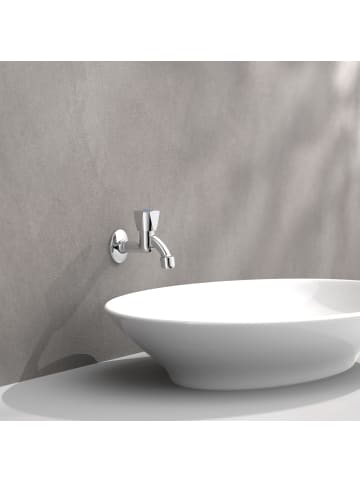 Franz Joseph Schütte CARNEO Wand-Auslaufventil, Chrom