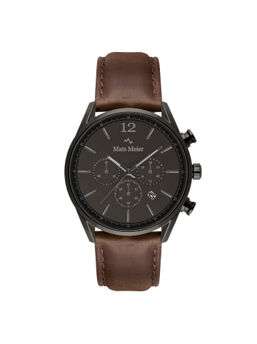Mats Meier Chronograph Grand cornier in Braun