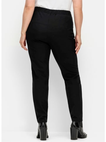 sheego Stretch-Hose in schwarz