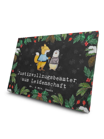 Mr. & Mrs. Panda Tee Adventskalender Justizvollzugsbeamter Leide... in Kreidetafel
