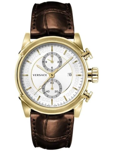 Versace Schweizer Uhr Chrono Urban in braun