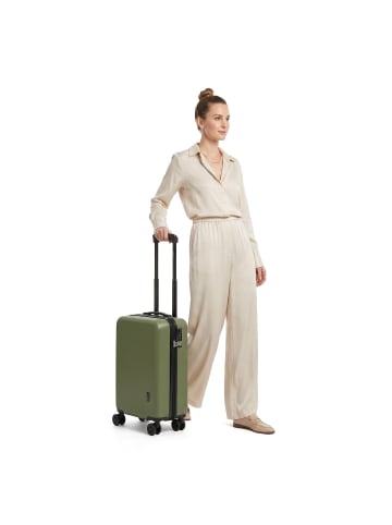 Redolz Essentials 09 CABIN 4 Rollen Kabinentrolley 55 cm in olive