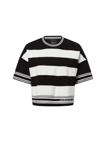 MARC CAIN SPORTS Sweatshirt in schwarz weiß