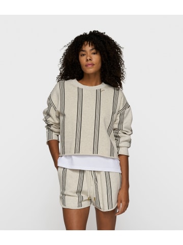 10Days Pullover "easy sweater stripes" in Soft White