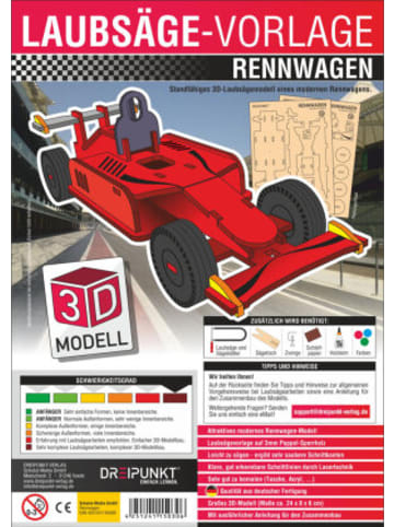 Dreipunkt Verlag Papeterie/PBS - Laubsäge-Vorlage Rennwagen