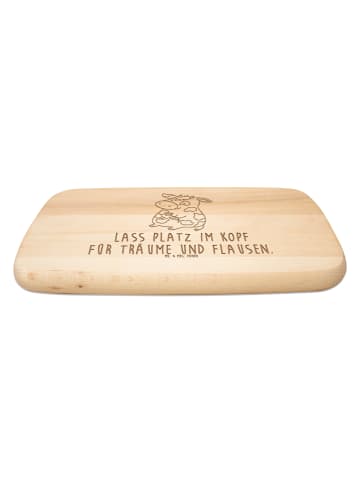 Mr. & Mrs. Panda Schneidebrett Holz Kuh mit Spruch in Transparent