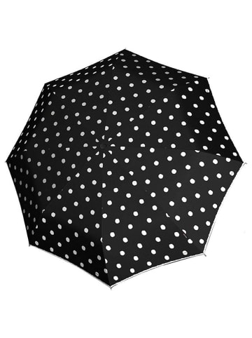 Knirps T.200 M Duomatic - Taschenschirm Regenschirm (bordeaux) in dot art black