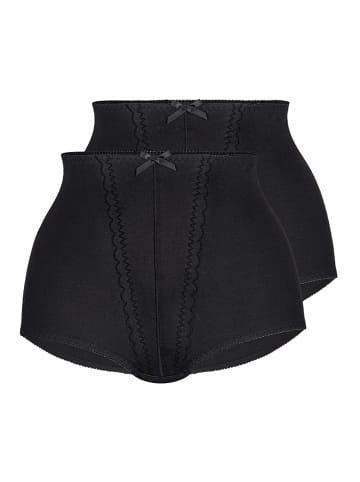 Sassa Miederslip 2er Pack in schwarz