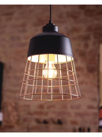 Beliani Pendelleuchten MONTE in Schwarz/Kupfer - (W) 26 x (H) 119 x (L) 26 cm