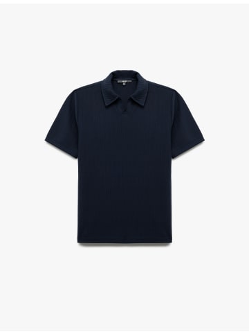 KOTON TSHIRT SS POLO in Marineblau