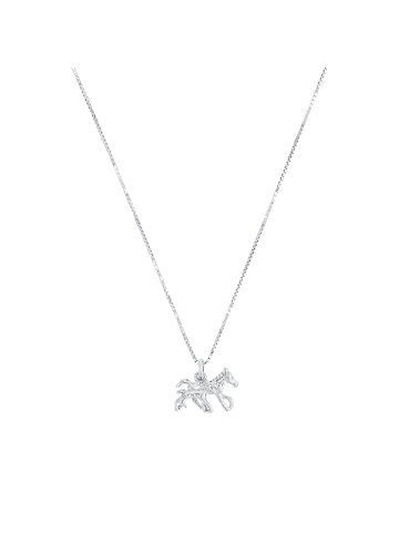 Amor Kette mit Anhänger Silber 925, rhodiniert in Silber