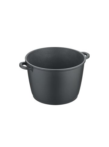 Berndes Gemüse- und Suppentopf mit Glasdeckel aus Aluguss - Vario Click in schwarz