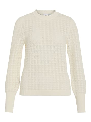 Vila Strickpullover in Cloud Dancer