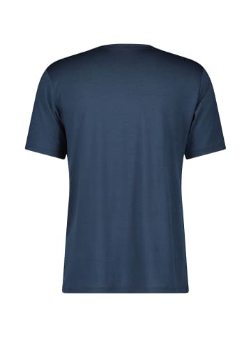SCOTT M DEFINEDMERINO S/SL SHIRT in Blau