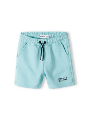 Minoti Sweatshorts aqua 9 in Mintgrün