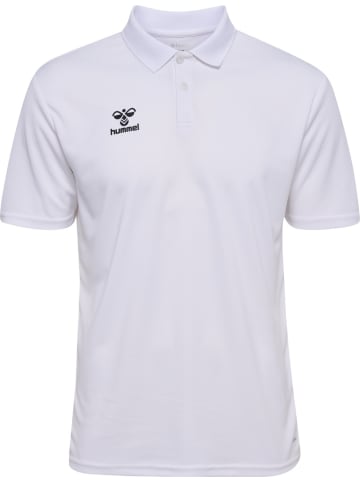Hummel T-Shirt "Hmlessential Polo" in Weiß
