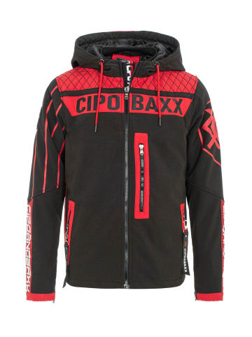 Cipo & Baxx Freizeitjacke in Schwarz