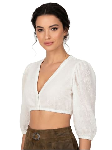 MarJo Dirndlbluse ERLABRUNN in offwhite