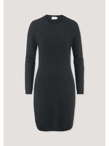 Hessnatur Hessnatur Strickkleid Regular aus Bio-Schurwolle mit Cashmere in schwarz