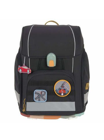 Lässig School Set Boxy Unique - Schulranzen Set 7tlg. (Gradient Green/Blue) in schwarz