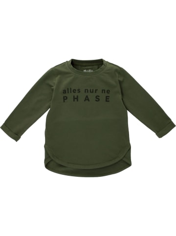 MaBu Kids Langarmshirt Alles nur ne Phase in gruen