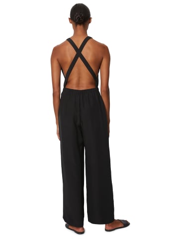 Marc O'Polo Cut-Out-Overall wide leg in Schwarz