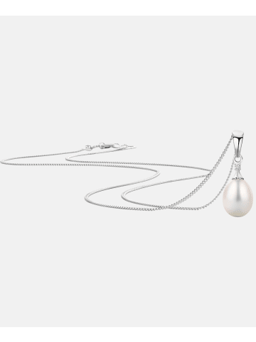 Diamant L'éternel Halskette aus 375 Weißgold mit Diamant mit Perle