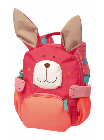 Sigikid Kindergarten Rucksack fröhliches Tiergesicht, 5,2 Liter in pink